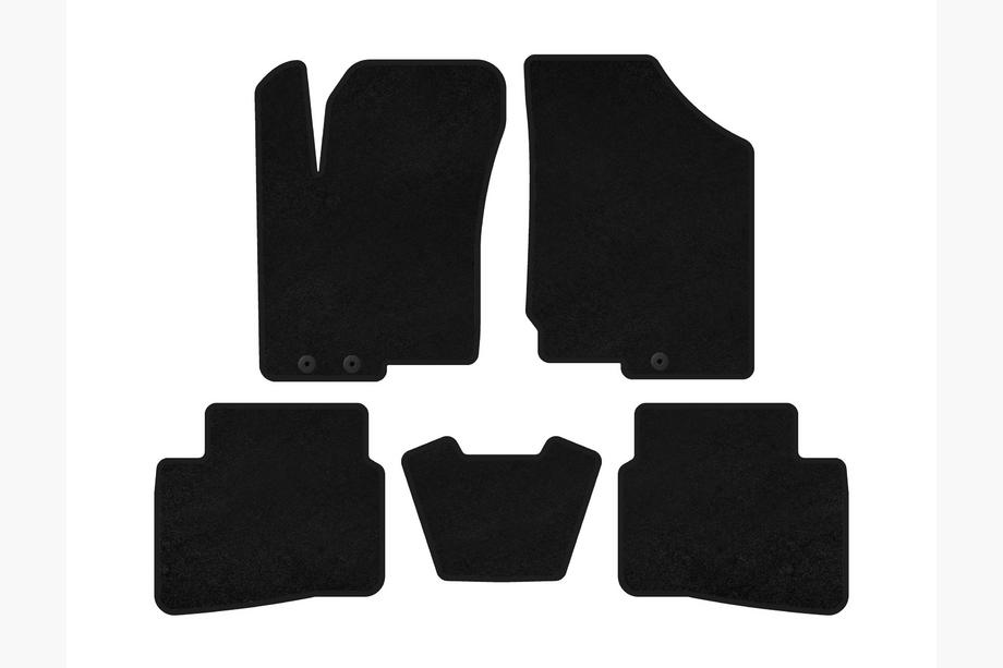 Kia Forte 2008–2024 Tekstiilimatot Premium (2008-2012, Musta) Image