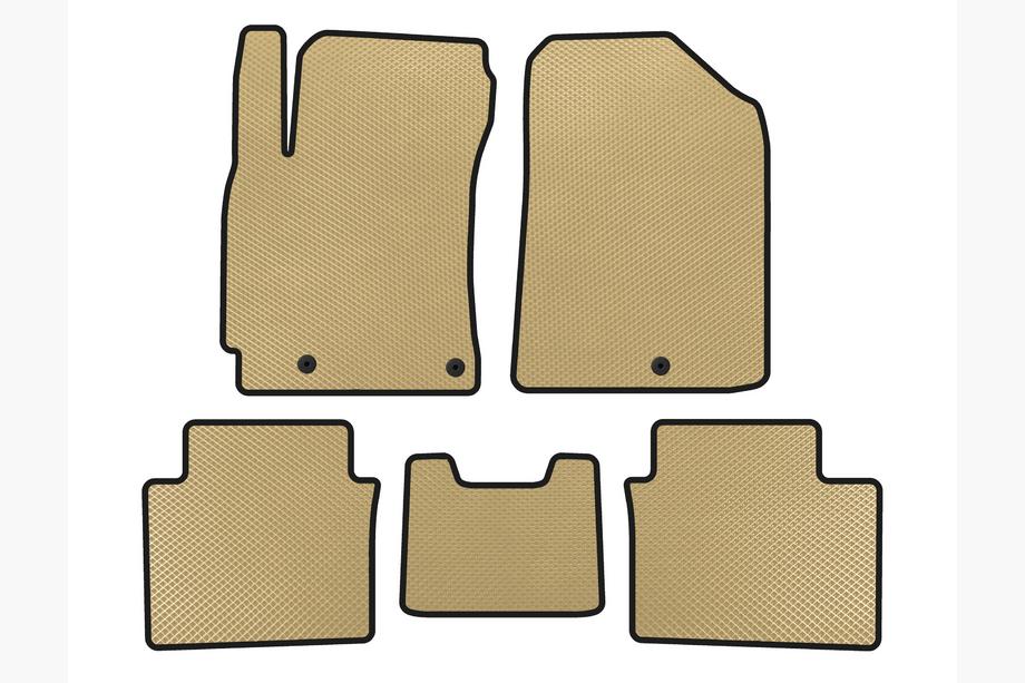 Kia Forte 2008–2024 EVA-lattiamatot (2018-2021, Beige) Image