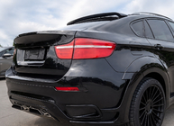 BMW X6 E71 2008–2014 Kattospoileri (musta kiiltävä) kuva 1