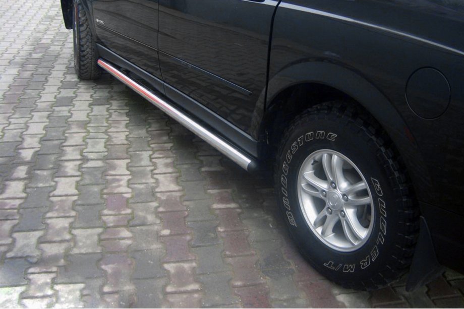 SsangYong Action 2005–2018 Sivusuojaputket (2 kpl, ruostumaton teräs) Image