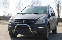 Mercedes ML W164 2005–2011 Etusuojakaari WT006 (ruostumaton teräs) kuva 2