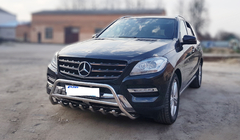 Mercedes GLE/ML class W166 2011–2018 Puskurirauta WT003 (ruostumaton teräs) kuva 2