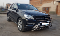 Mercedes GLE/ML class W166 2011–2018 Puskurirauta WT003 (ruostumaton teräs) kuva 3