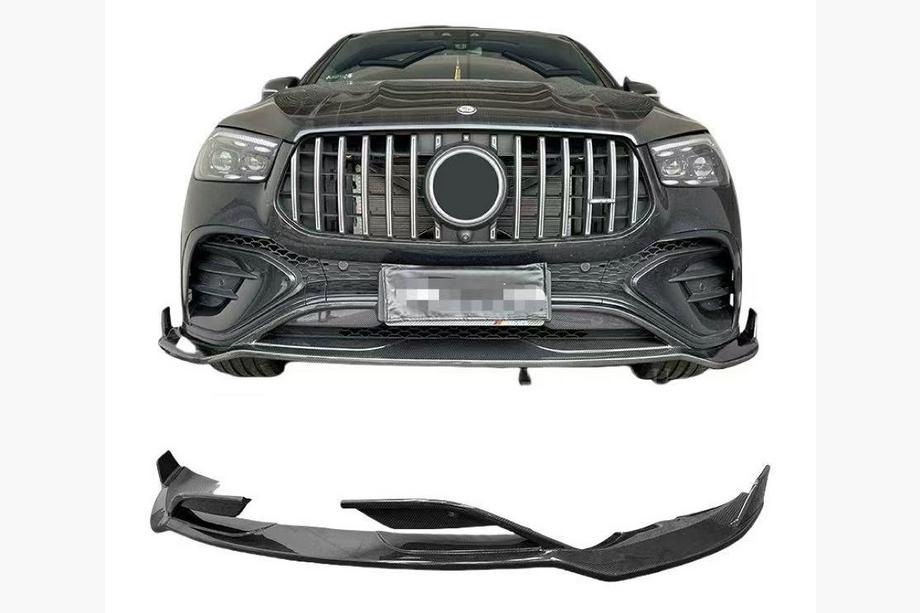 Mercedes GLE W167 2018– Etuhelman Lip -puskurilippa (GLE53/AMG-Line 2023-2026, hiilikuitu) Image