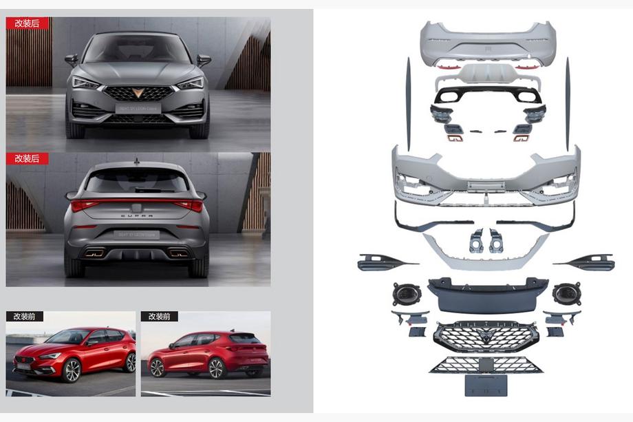 Seat Leon 2020– Cupra bodykit-sarja Image