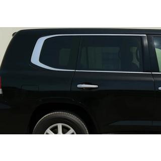 Täydelliset ikkunakehyslistat Design 2025 (2008-2015, ruostumaton teräs) Lexus LX570/450d 2008–2022 kuva 1
