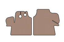 Fiat Ducato 1995–2006 Carsuit kumimatot (2002-2006, beige) kuva 1