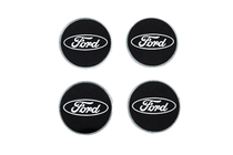 Ford Vanteen keskikupit 54,5/50 mm mustat (4 kpl) kuva 1