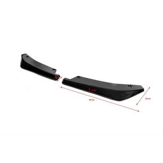 Yleismalliset Flap-helmalistat tyyppi A (2 kpl, kiiltävä musta, ABS-muovi) kuva 3