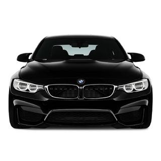 M-Look munuaismaski (F80, kiiltävä musta kromireunuksella) BMW 3-sarja F30/F31 2012–2019 kuva 1