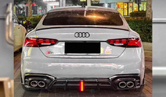 Audi A5 2016–2025 Takapuskurin diffuusori V3 (S-Line 2021-2025, Carbon) kuva 1