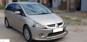 Mitsubishi Grandis 2003–2011 Keulasuoja ST014 (rst.) Ø60/42 mm kuva 3