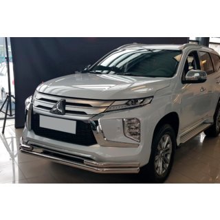 Etusuojakaari ST085 (2020+, ruostumaton teräs) Mitsubishi Pajero Sport 2015– kuva 1