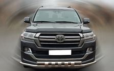 Toyota Land Cruiser 200 2007–2021 Etupuskurikaari ST015 (2015+, ruostumaton teräs) kuva 1
