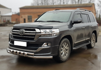 Toyota Land Cruiser 200 2007–2021 Etupuskurikaari ST015 (2015+, ruostumaton teräs) kuva 3