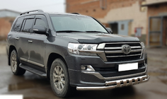 Toyota Land Cruiser 200 2007–2021 Etupuskurikaari ST015 (2015+, ruostumaton teräs) kuva 2