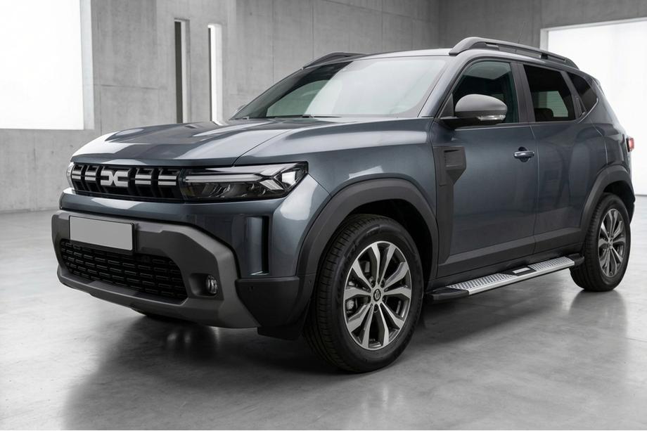 Renault Duster 2024– Mevsim Grey sivuporrastangot (2 kpl, alumiini) Image