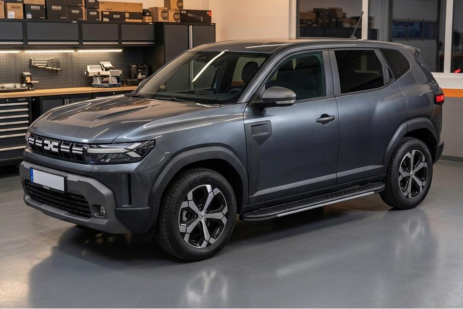 Renault Duster 2024– Sivuportaat Bosphore Grey (2 kpl, alumiini) Image