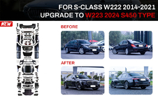 Mercedes S-class W222 2013–2022 Restyling-sarja W223 AMG Line -malliin (sis. ovenkahvat ja insertit) kuva 1