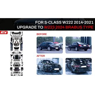 Facelift-sarja W223 BRB (ovikahvoilla ja koristeosilla)