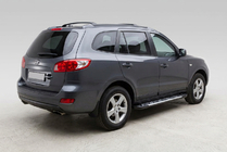 Hyundai Santa Fe 2 2006–2012 Sunrise sivuportaat (2 kpl, alumiini) kuva 1