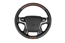 Toyota Land Cruiser 200 2007–2021 Lämmitettävä ohjauspyörä (tumma puu) kuva 1