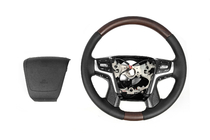 Toyota Land Cruiser Prado 150 2009–2023 Lämmitettävä ohjauspyörä (tumma puu) kuva 6