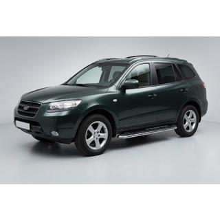 Maydos V1 sivuportaat (2 kpl, alumiini ↗ ruostumaton teräs) Hyundai Santa Fe 2 2006–2012 kuva 1