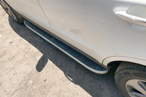 Hyundai Santa Fe 2 2006–2012 Tayga Grey -sivuaskelmat (2 kpl, alumiini) kuva 4
