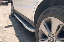 Hyundai Santa Fe 2 2006–2012 Tayga Grey -sivuaskelmat (2 kpl, alumiini) kuva 5
