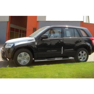 Sivusuojaputket (2 kpl, ruostumaton teräs) Suzuki Grand Vitara 2005–2017 kuva 1