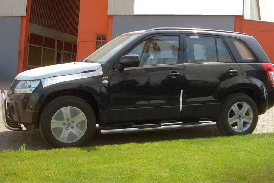 Suzuki Grand Vitara 2005–2017 Sivusuojaputket (2 kpl, ruostumaton teräs) Image