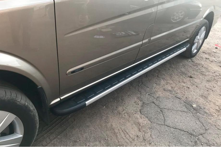Mercedes Vito W639 2004–2014 Duru sivuportaat (2 kpl, alumiini) Lyhyt ja keskipitkä Kuva 4