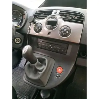 Vaihdekepin suojapussi (nahka) (musta) Renault Kangoo 2008–2020 kuva 2
