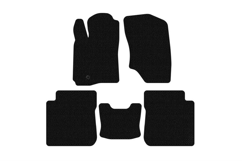Mitsubishi Outlander 2001–2006 Carsuit kumimatot (Mustat) Image