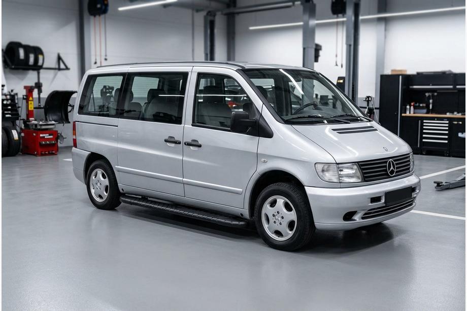 Mercedes Vito W638 1996–2003 Sivuporrast Bosphorus Black (2 kpl, alumiini) Image
