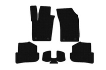 Audi A1 2010–2018 Kumimatot Carsuit (HB, 3-ovinen, mustat) kuva 1