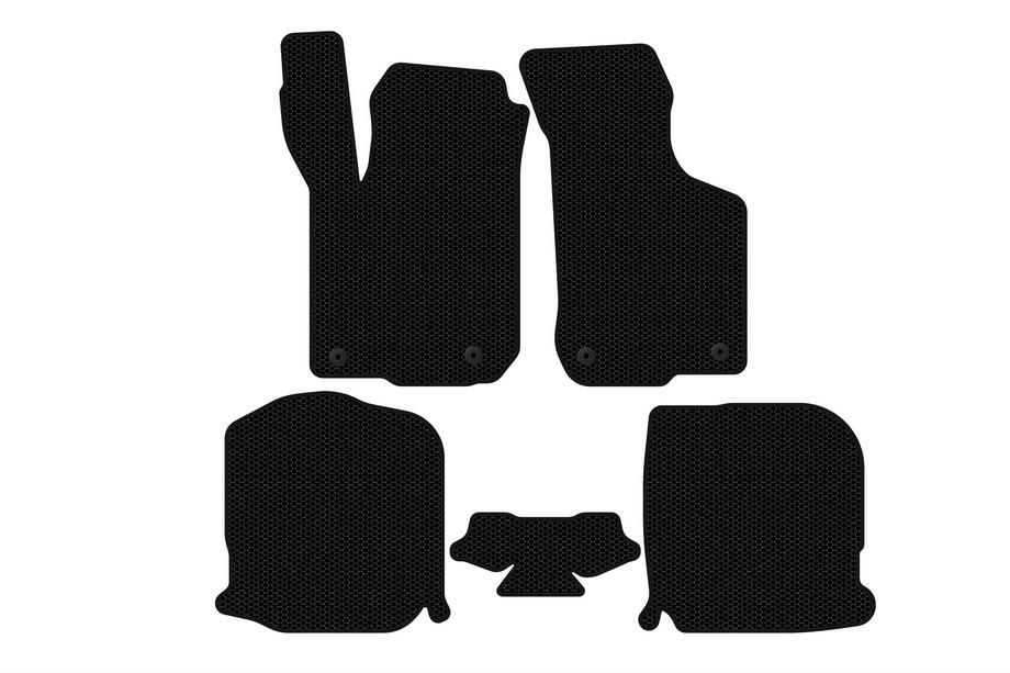 Audi A3 1996–2003 Kumimatot Carsuit (HB, 3-ovinen, mustat) Image