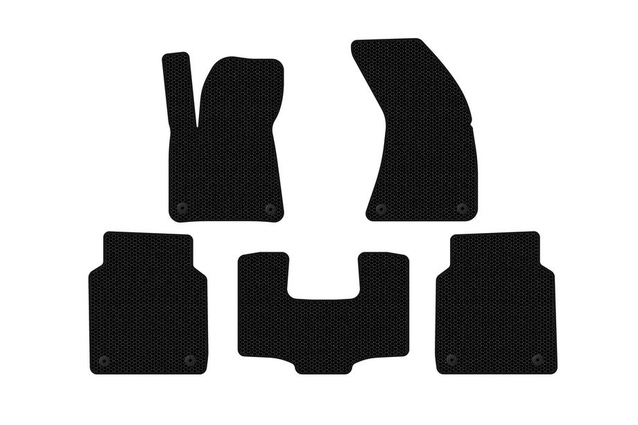 Audi A8 2010–2018 Kumimatot Carsuit (Long, mustat) Image