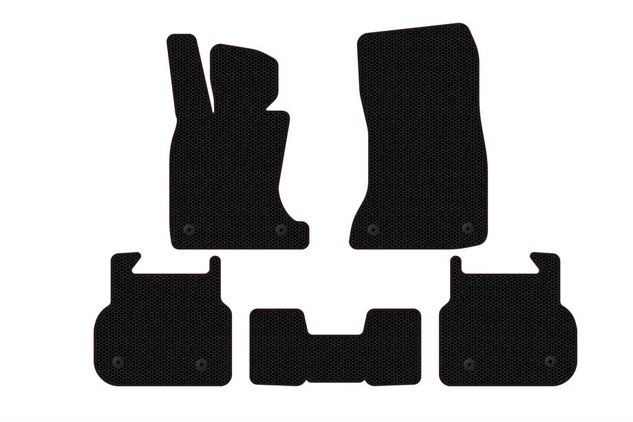 BMW 7-sarja F01/F02 2008–2015 Kumimatot Carsuit (F01, mustat) Image