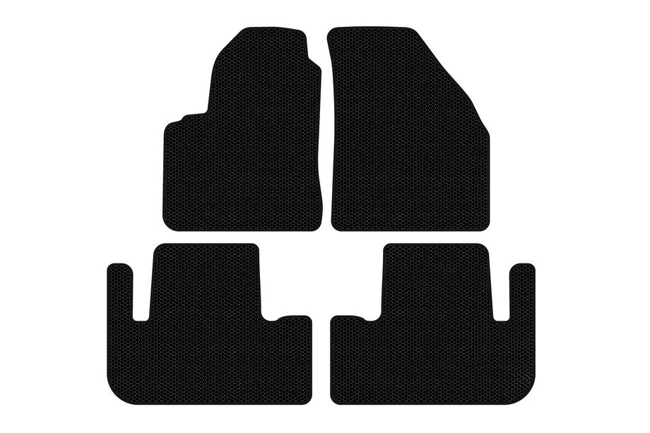 Chevrolet Tacuma/Rezzo 2000–2008 Carsuit kumimatot (Mustat) Image