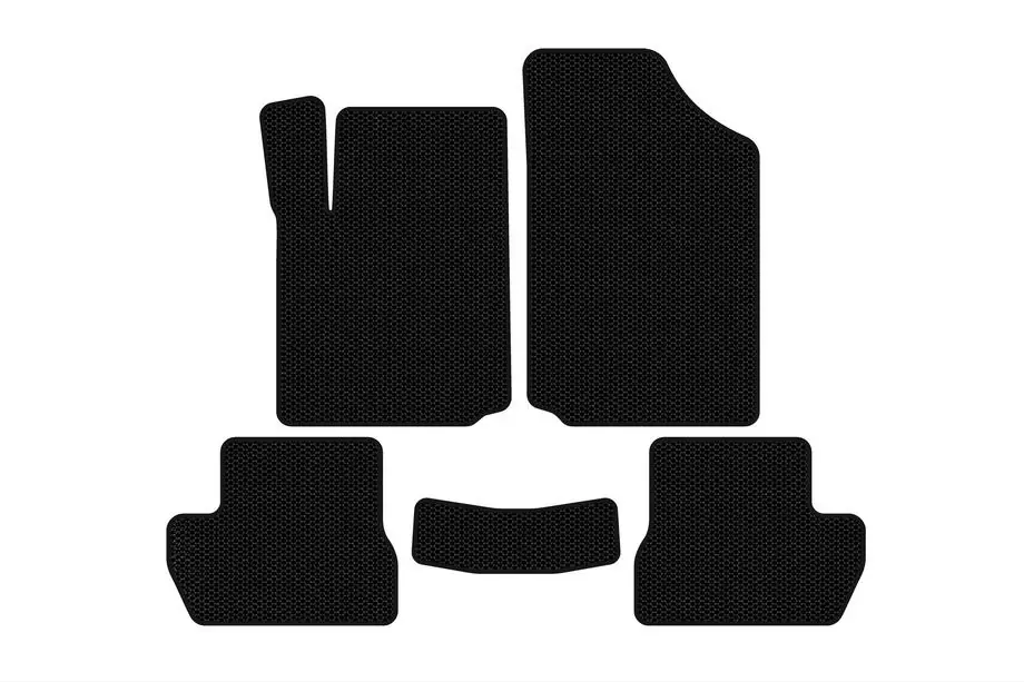 Citroen C-2 2003–2009 Carsuit kumimatot (Mustat) Image