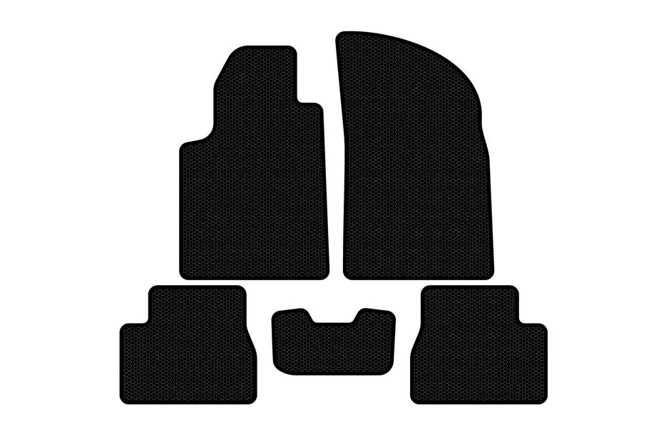 Citroen C-3 2002–2009 Carsuit kumimatot (Mustat) Image