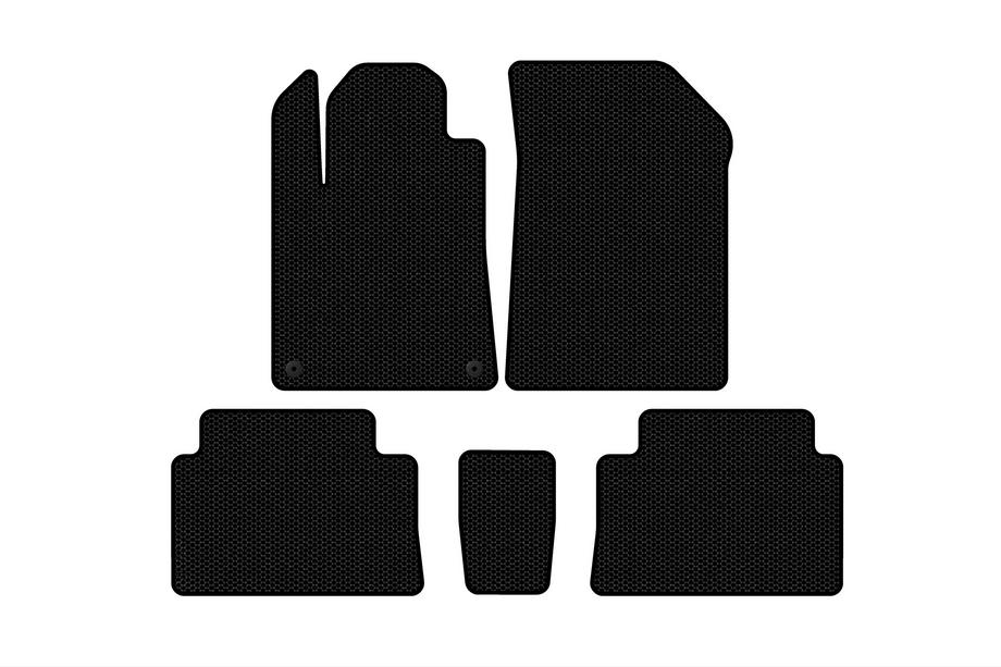 Citroen C-5 2001–2008 Carsuit kumimatot (Mustat) Image