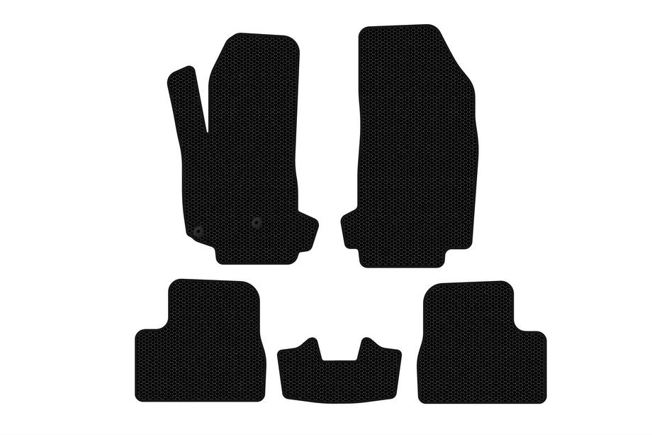 Citroen DS-3 2009–2016 Kumimatot Carsuit V-2 (Mustat) Image