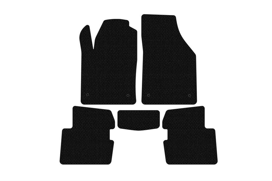 Dodge Dart 2012–2017 Kumimatot Carsuit (SD, mustat) Image