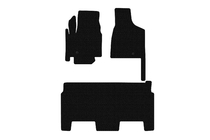 Dodge Grand Caravan V 2008–2020 Kumimatot Carsuit (2008-2020, 2 riviä, 8-paikkainen/varustetaso SXT, mustat) kuva 1