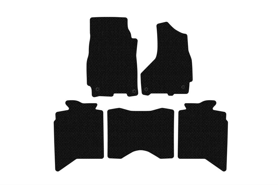Dodge RAM (DS/DJ/D2) 2009–2024 Kumimatot Carsuit (2013+, 5-paikkainen, mustat) Image