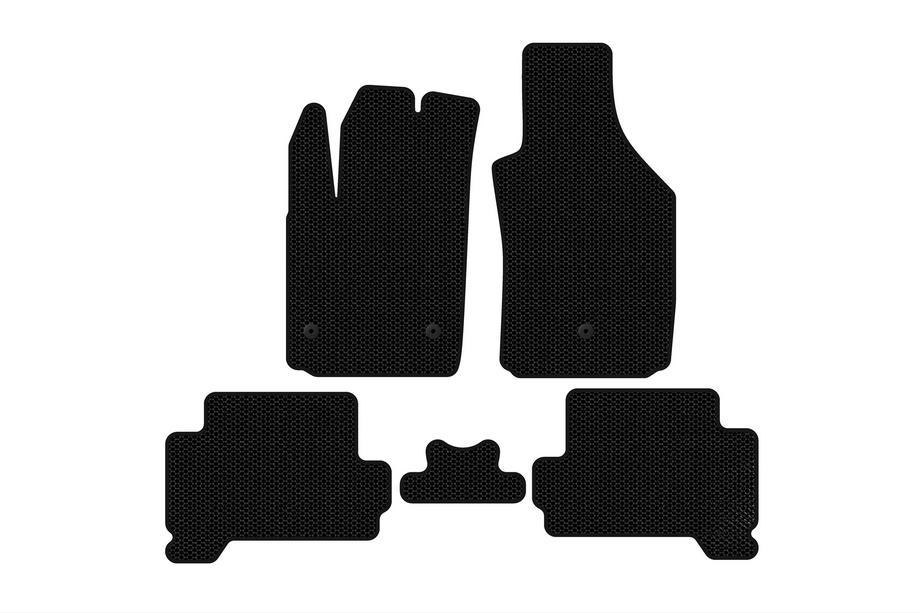Fiat 500/500L 2013–2022 Kumimatot Carsuit (500 Electric, mustat) Image