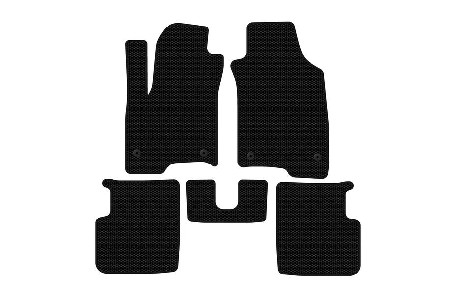Fiat Panda 2011–2023 Carsuit kumimatot (Mustat) Image